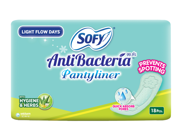 SOFY Pantyliner AntiBacteria 18 Pieces